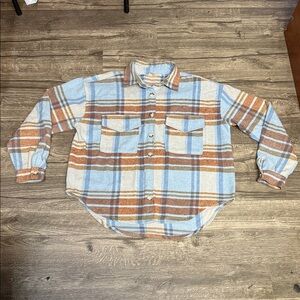 Ford Blue and Brown Plaid Jacket